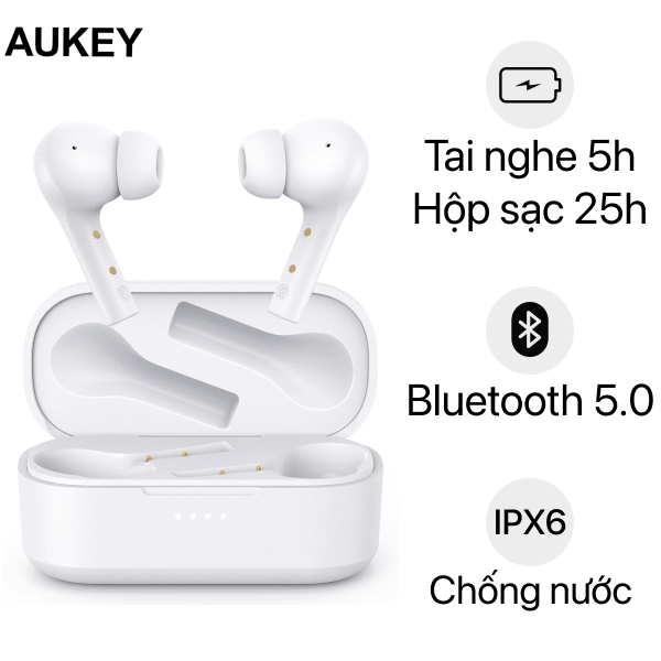 So S Nh Tai Nghe Bluetooth True Wireless Aukey Ep T P