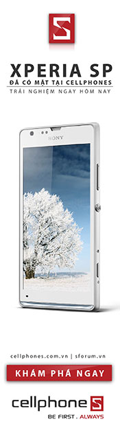 Xperia SP đ&atilde; c&oacute; h&agrave;ng tại CellphoneS