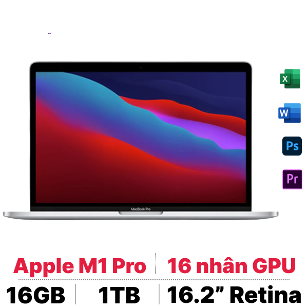 So sánh Macbook Pro M1 Pro 16 inch 10CPU 16GPU 16GB 1TB 2021 - Cũ Đẹp