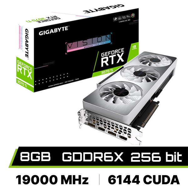 So sánh VGA Gigabyte Geforce RTX 3070 Ti Vision OC 8G và Card màn hình Gigabyte Geforce RTX 3060