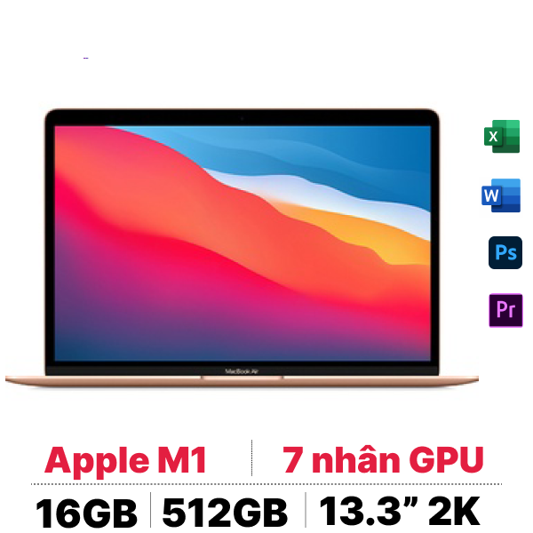 So sánh Apple MacBook Air M1 512GB 2020 I Chính hãng Apple Việt Nam