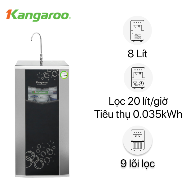 So sánh Máy lọc nước hydrogen RO Kangaroo KG100HA 9 lõi và Quạt treo ...