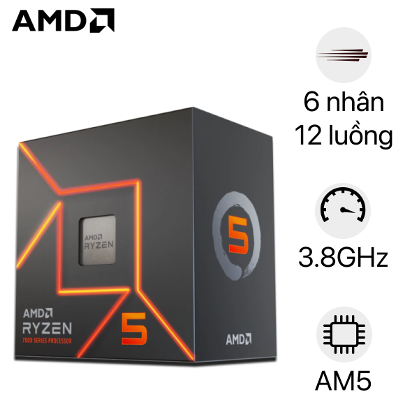 So sánh CPU AMD Ryzen 5 7600