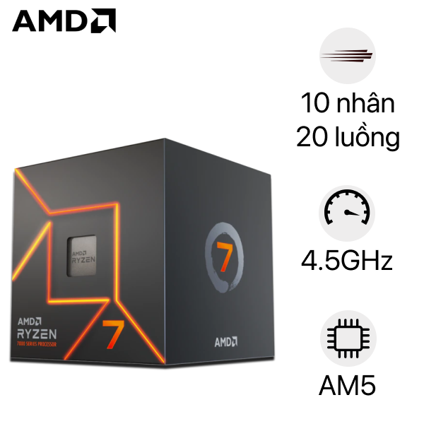 So sánh CPU AMD Ryzen 7 7800X