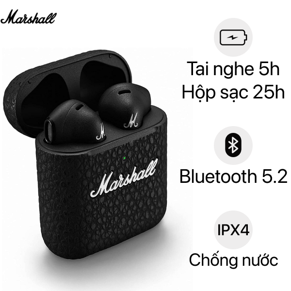 So S Nh Tai Nghe Bluetooth True Wireless Marshall Minor Iii V Tai Nghe Bluetooth Apple