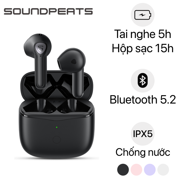 So sánh Tai nghe Bluetooth True Wireless SoundPEATS Air 3 và Tai nghe ...