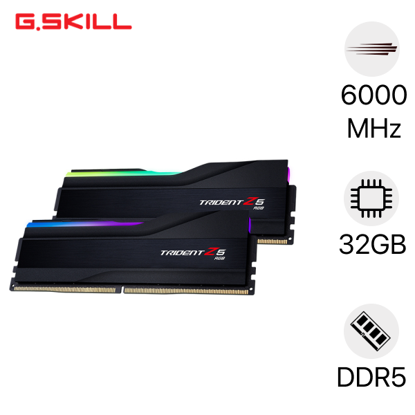 So sánh RAM PC G.SKILL Trident Z5 RGB 32GB (2X16) 6000MHz DDR5 và RAM Laptop G.SKILL Ripjaw 8GB