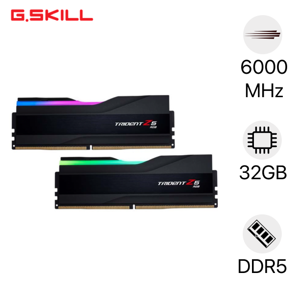 So sánh RAM PC G.SKILL Trident Z5 RGB 32GB (2X16) 6000MHz DDR5 và RAM PC Kingston Fury Beast