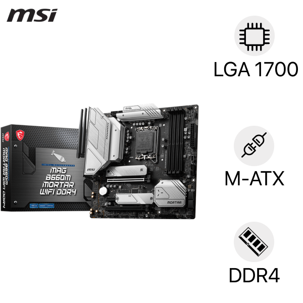So sánh Mainboard MSI B660 Mortar Wifi DDR4 và Mainboard Asus TUF