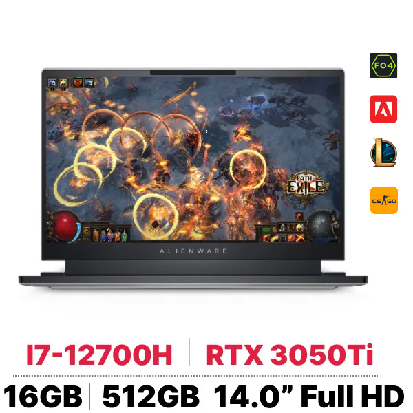 So sánh Laptop Alienware X14 R1