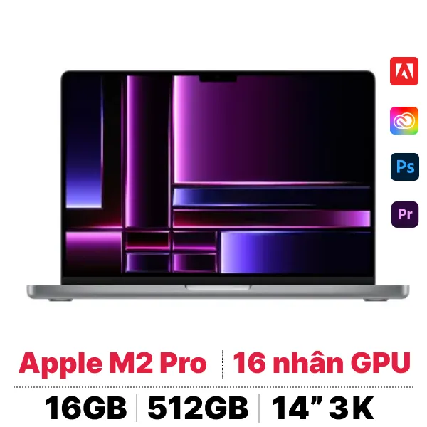 So sánh MacBook Pro 14 inch M2 Pro 2023 (10 CPU - 16 GPU - 16GB - 512GB)