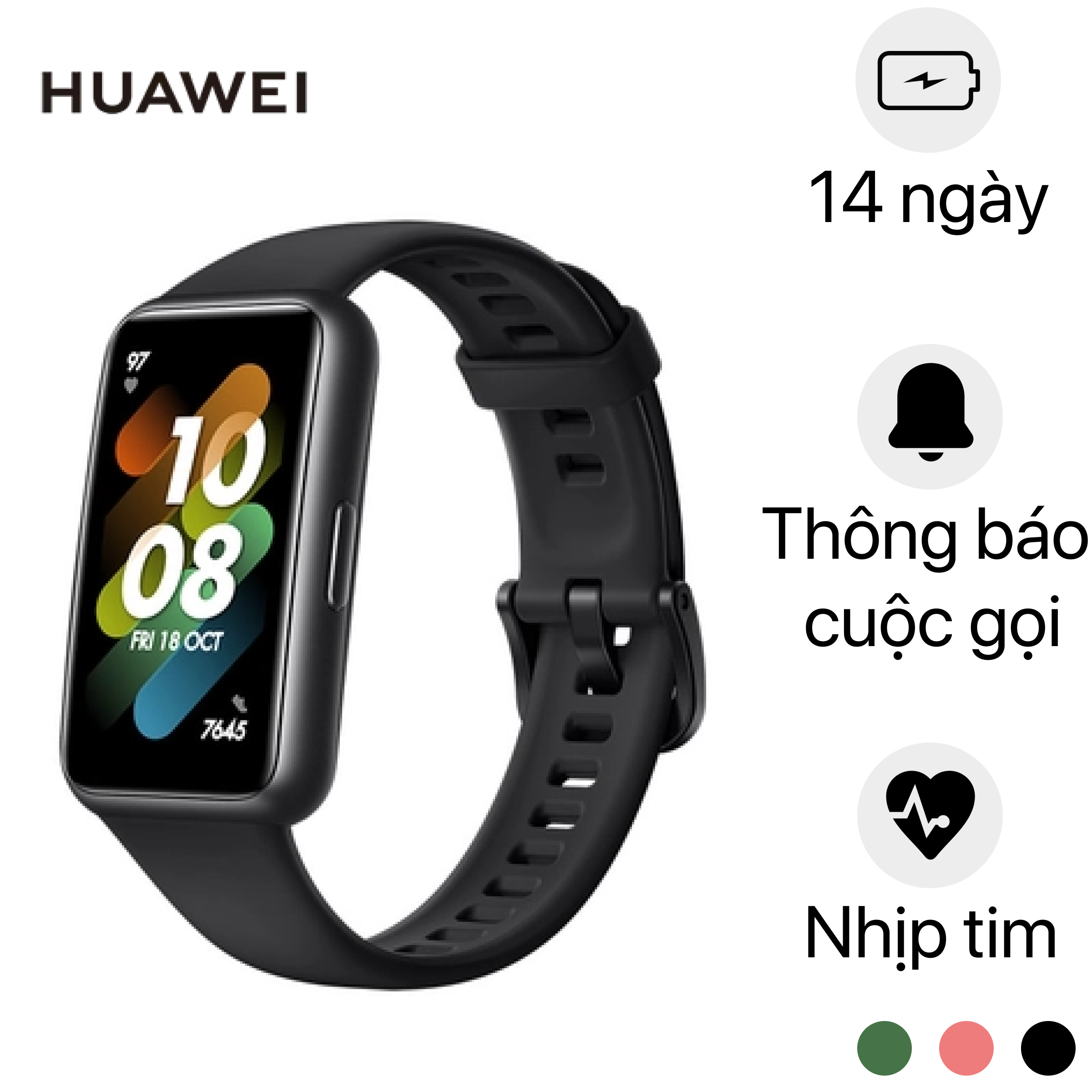 So sánh Vòng đeo tay thông minh Huawei Band 7 và Đồng hồ thông minh ...