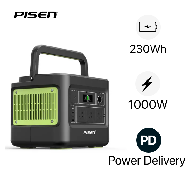 So sánh Trạm sạc dự phòng Pisen Power Station 1000W và Pin sạc dự phòng