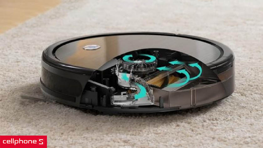 Robot hút bụi Eufy Robovac 11+ T2104 được trang bị công nghệ Power Boost
