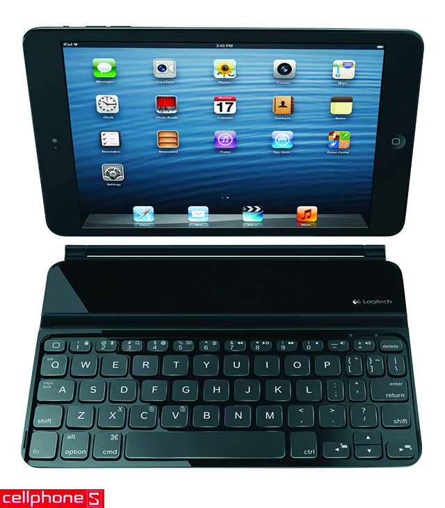 Logitech Ultrathin Keyboard Cover den cho iPad Mini