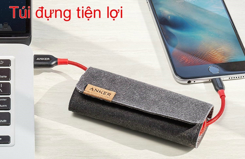 Cáp Anker PowerLine kèm túi đựng tiện dụng