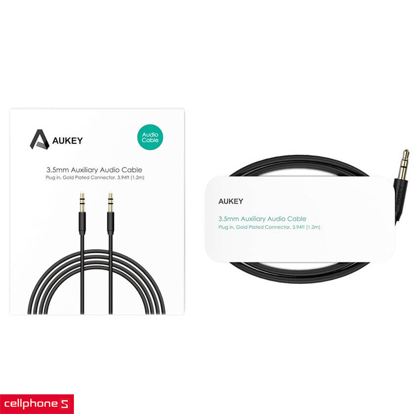 Cáp Aukey 3.5mm Audio Aux 1.2m