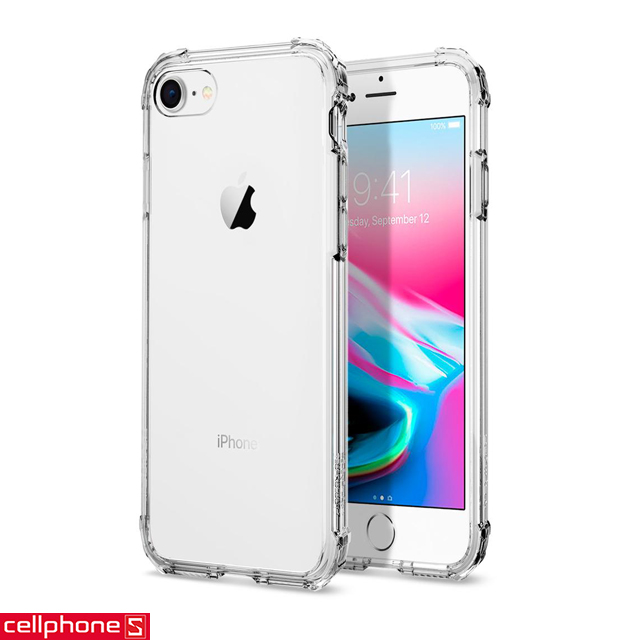 Ốp lưng cho iPhone 8 - Spigen Crystal Shell Case