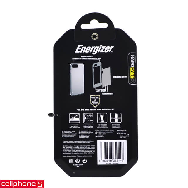 Ốp lưng cho iPhone X - Energizer Hard Case Professional ENCOSPIP8BK