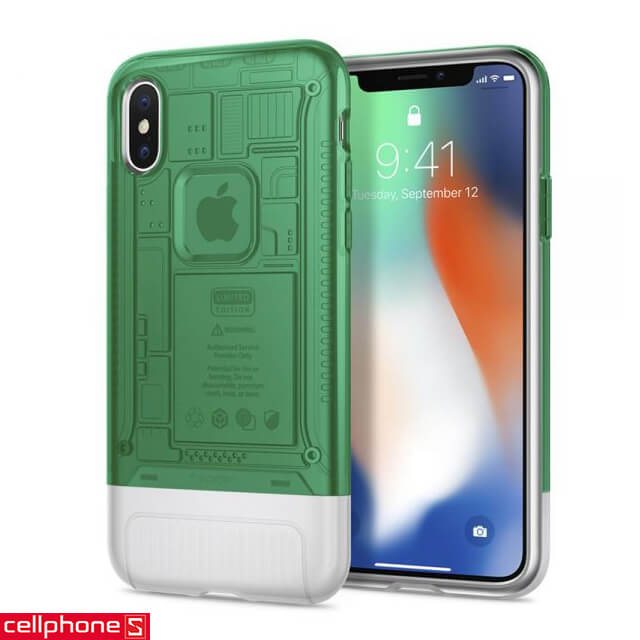 Ốp lưng cho iPhone X - Spigen Classic C1 Case