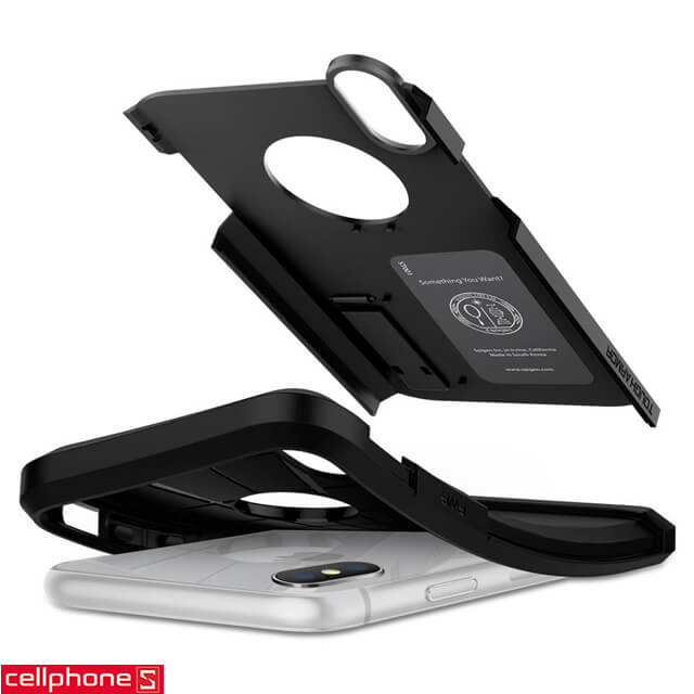 Ốp lưng cho iPhone XR - Spigen Tough Armor Case