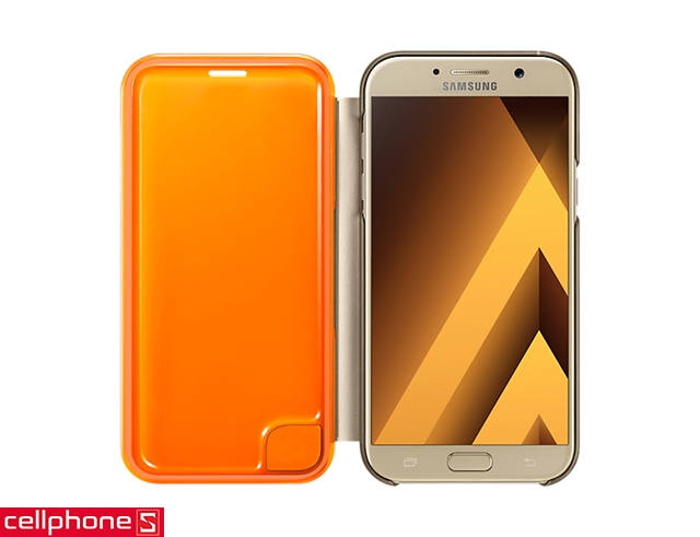 Bao da cho Galaxy A7 (2017) - Samsung Neon Flip Cover