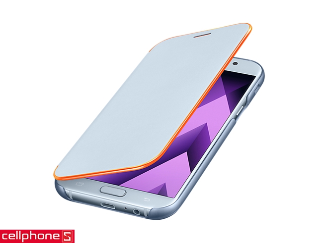 Bao da cho Galaxy A7 (2017) - Samsung Neon Flip Cover