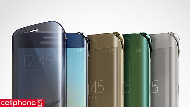 Bao da cho Galaxy S6 edge - Samsung Clear View Cover