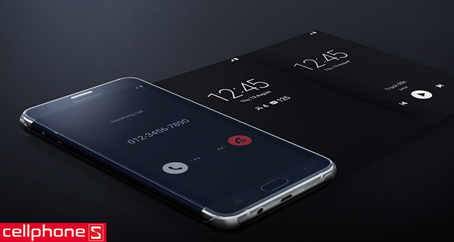 Bao da cho Galaxy Note 5 - Samsung Clear View Flip Cover