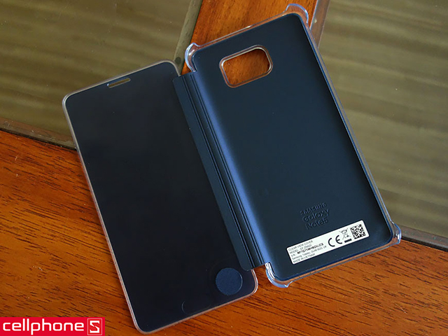 Bao da cho Galaxy Note 5 - Samsung Clear View Flip Cover