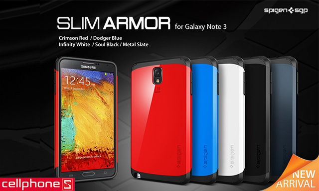 Ốp lưng cho Galaxy Note 3 - SPIGEN SGP Slim Armor Case