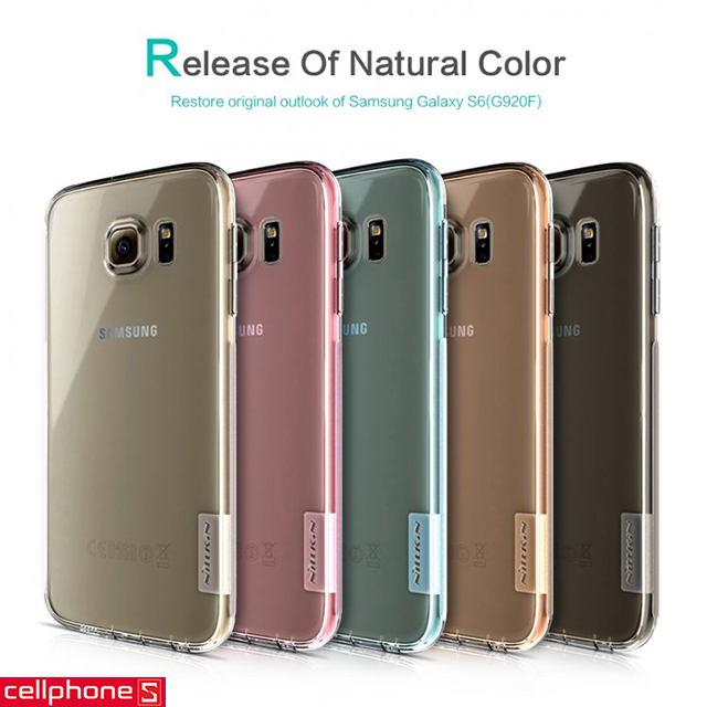 Ốp lưng cho Galaxy S6 - Nillkin TPU Case