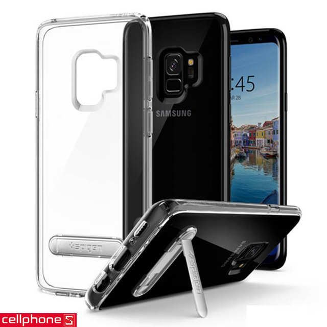 Ốp lưng cho Galaxy S9+ - Spigen Ultra Hybrid S Case
