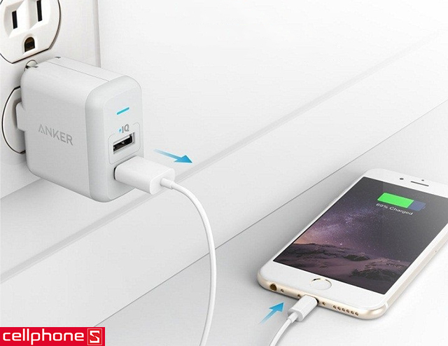 Sạc Anker PowerPort 2 Lite 12W