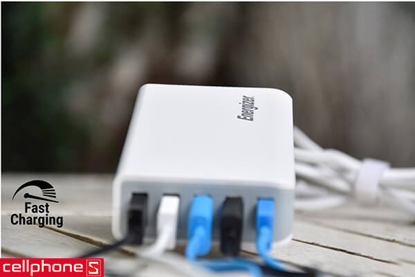 Sạc Energizer Classic Smart Multiport 5 USB Charger