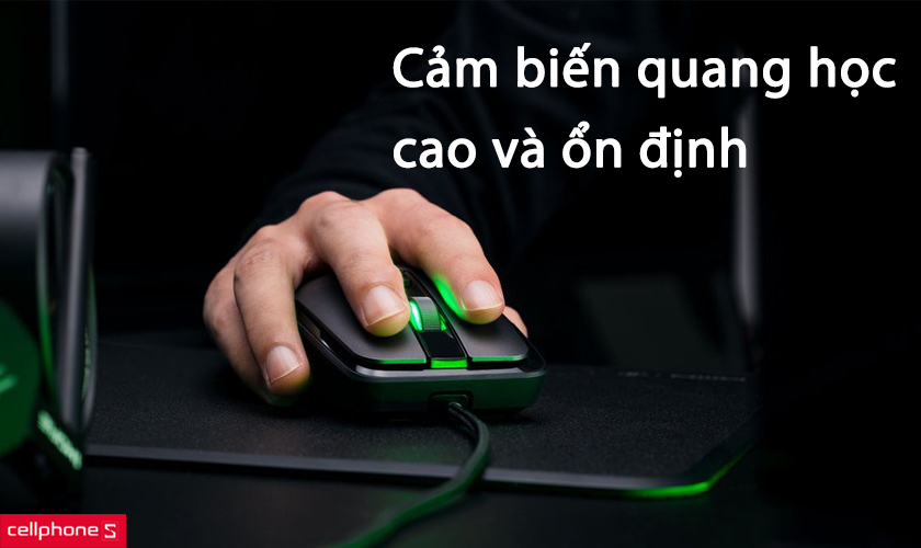 Chuột có cảm biến quang học cao và ổn định