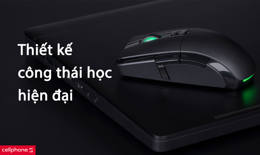 Chuôt Xiaomi Mi Gaming Mouse có thiết kế công thái học hiện đại