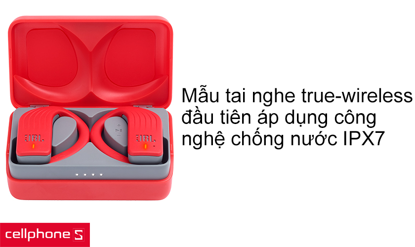 Mẫu tai nghe true-wireless đầu tiên áp dụng công nghệ chống nước IPX7