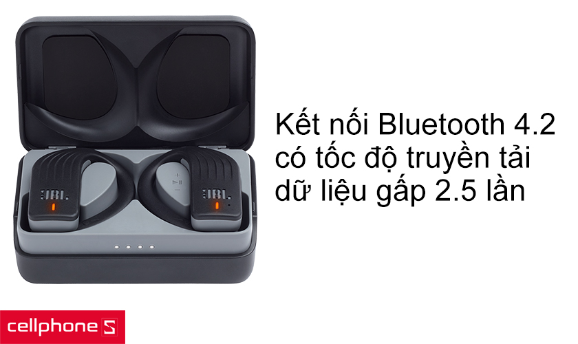 Kết nối Bluetooth 4.2 có tốc độ truyền tải dữ liệu gấp 2.5 lần