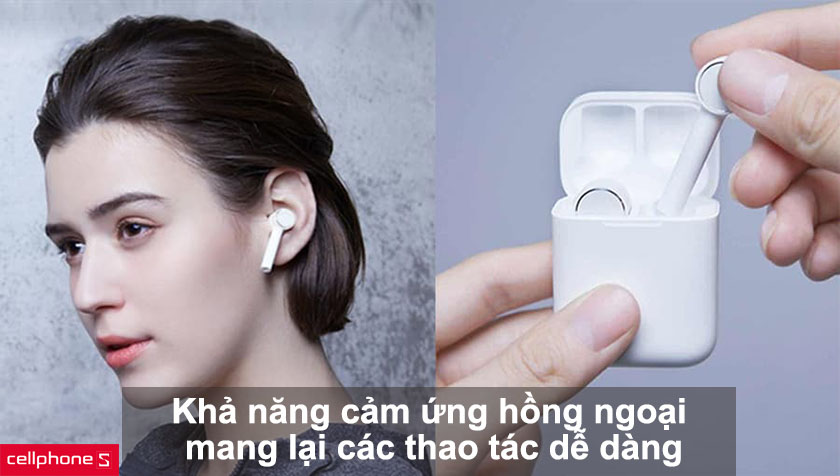 Sau khi kết nối bluetooth với điện thoại với khả năng cảm ứng hồng ngoại hiện đại cho phép người dùng có thể điều khiển tai nghe một cách dễ dàng