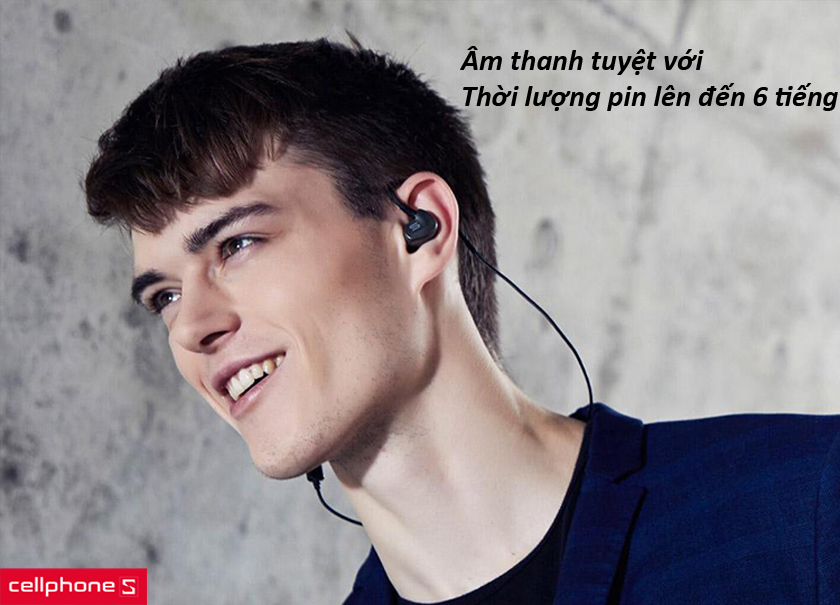 Chất âm của Soul SS19 tuyệt vời với  thời lượng pin lên đến 6 tiếng