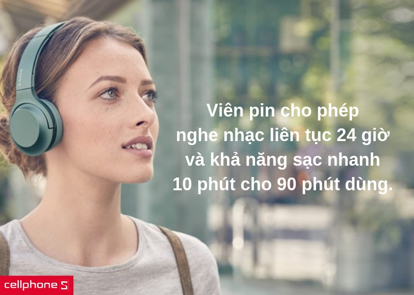 Viên pin thời lượng tốt, cho trải nghiệm sử dụng trọn 24 giờ
