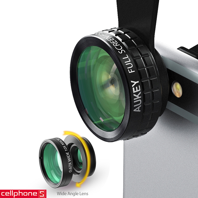 Ống kính điện thoại Aukey PL-A1 3-in-1 Clip-on Smartphone Lens Set