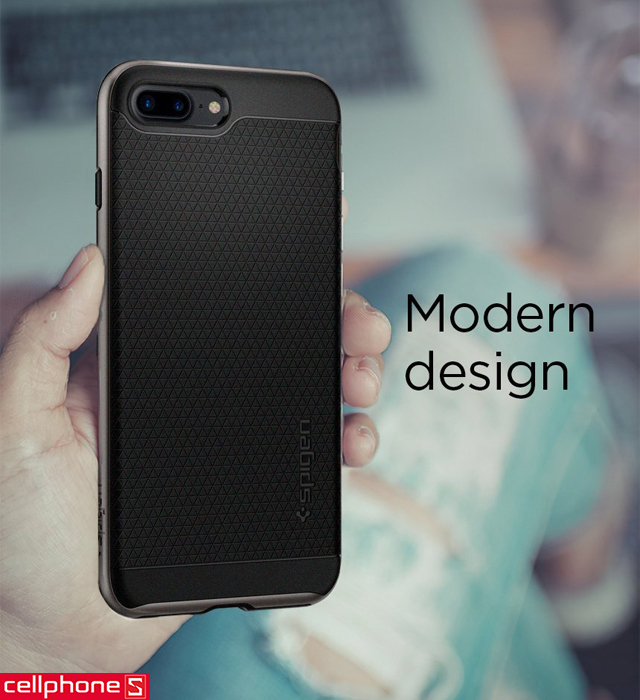 Ốp lưng cho iPhone 8 Plus - Spigen Neo Hybrid 2 Case