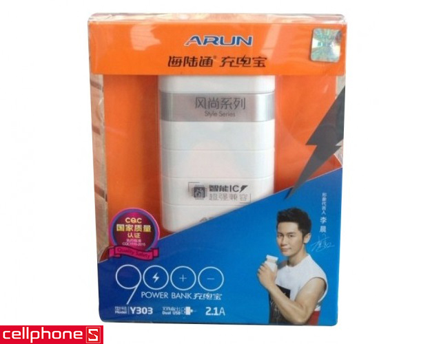 Pin dự phòng Arun 9000 mAh