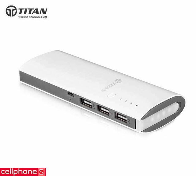 Pin dự phòng TITAN P3 10400 mAh