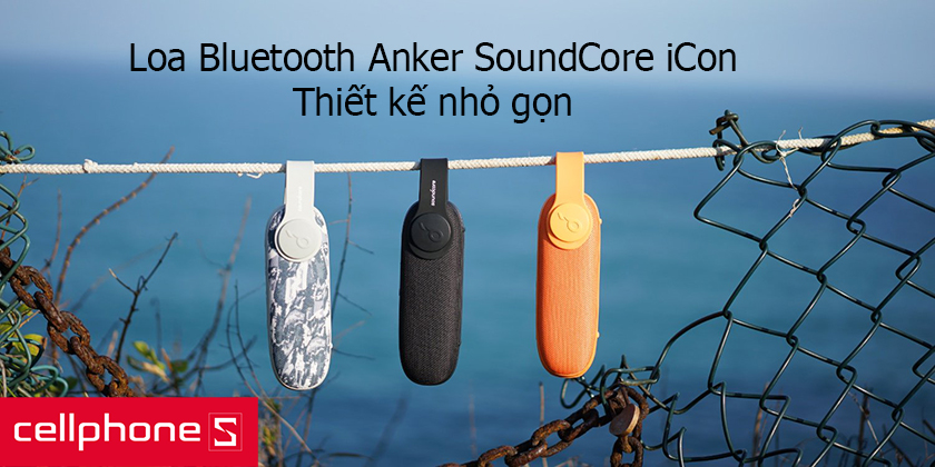 Loa bluetooth Anker SoundCore iCon sở hữu ngôn ngữ thiết kế hình elip cùng với công nghệ BassUp