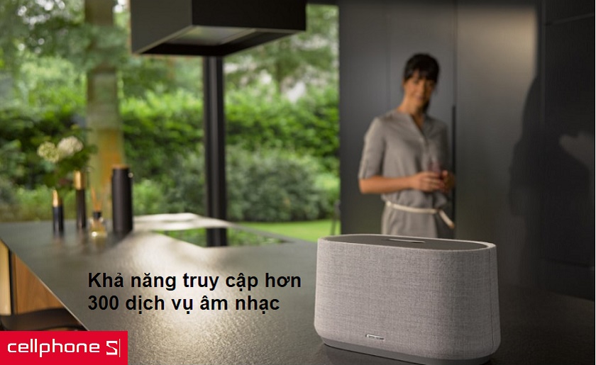 Khả năng truy cập hơn 300 dịch vụ âm nhạc