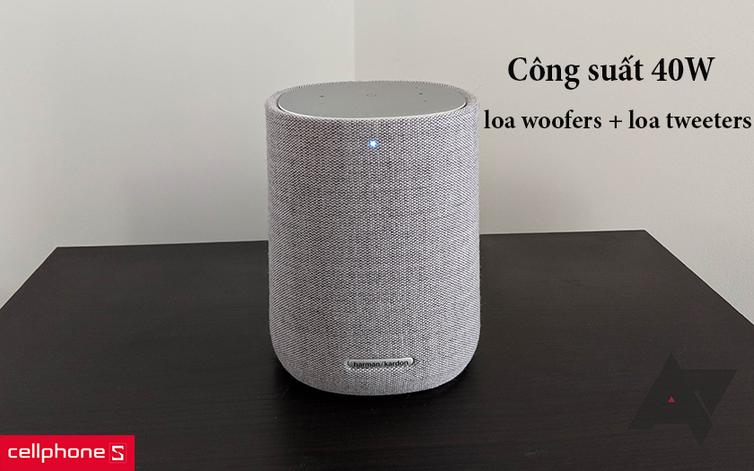 công suất 40W, loa woofers + loa tweeters