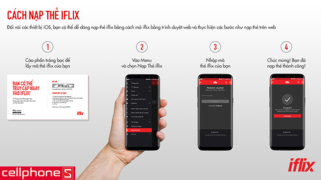 Thẻ xem phim iflix 1 tháng